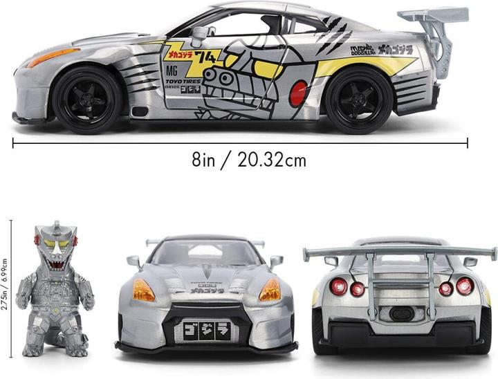Image du produit Jada Mechagodzilla 2009 Nissan GT-R 1:24