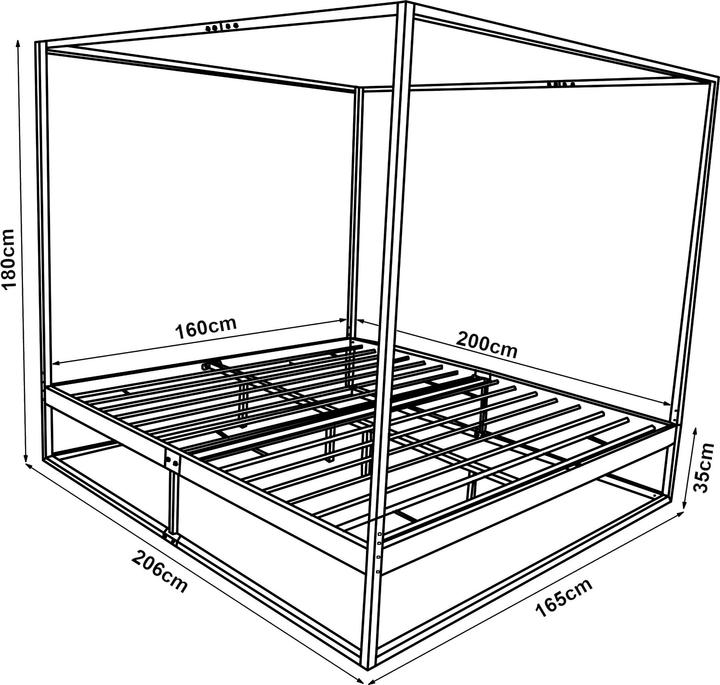 Produktbild En.Casa Kristianstad (160 x 200 cm)
