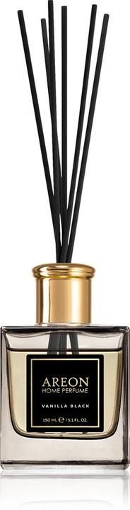 Actual product image Areon HOME BLACK 150 ml - Vanilla black / fragrance sticks