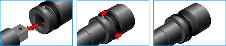 Produktbild Gedore K 21 SL 38 Kraftschraubereinsatz 1" 38 mm (38 mm)