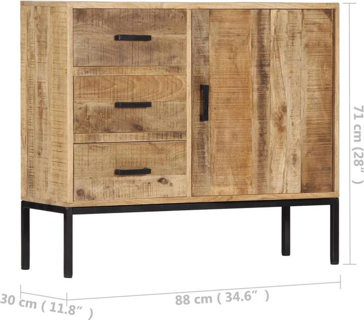 Image du produit vidaXL Sideboard (88 x 30 x 73 cm)