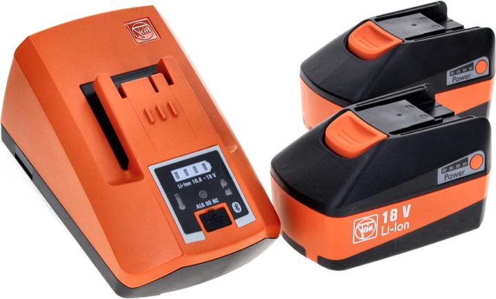 Productafbeelding Fein 18V 2x reserve accu 6.0 Ah + lader Startset (18 V)