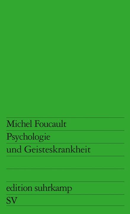 Produktbild Psychologie und Geisteskrankheit (Deutsch, Michel Foucault, 1968)