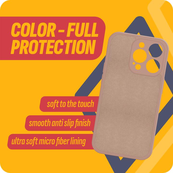 Produktbild Cazy Silikon Hülle Kompatibel mit iPhone 15 Pro - Soft TPU Schutz - (Apple iPhone 15 Pro)