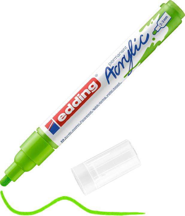 Image du produit Edding Marqueurs acryliques (Jaune-vert, 3 mm, 1 x)