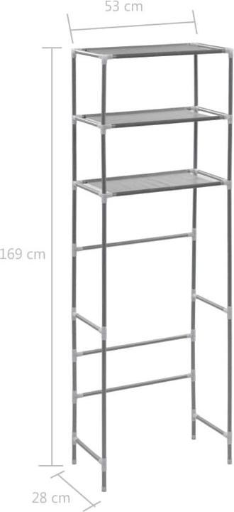 Actual product image vidaXL Tjorven (69 x 28 x 169 cm)