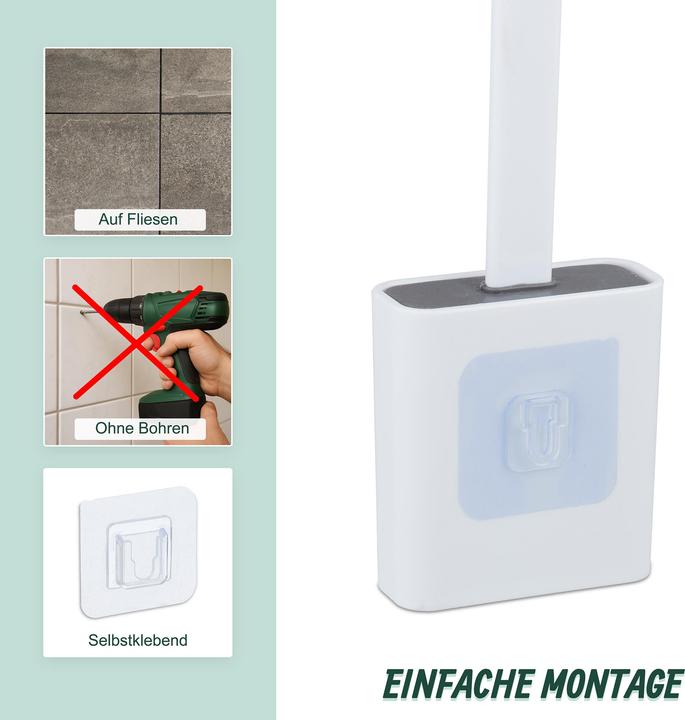 Produktbild Relaxdays Toilettenbürste zur Wandmontage