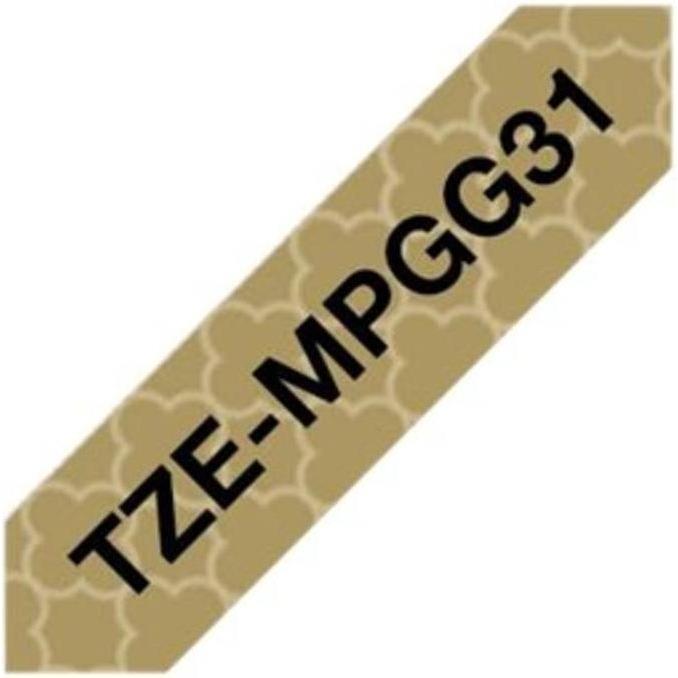 Brother, Beschriftungsband, Tze-Mpgg31 (1.20 cm, Gold)
