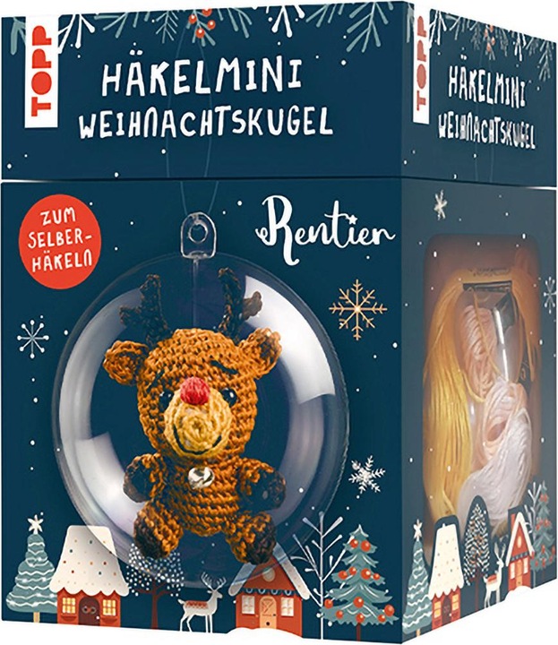 Produktbild Topp Konrad:Häkelmini-Weihnachtskugel Häkels