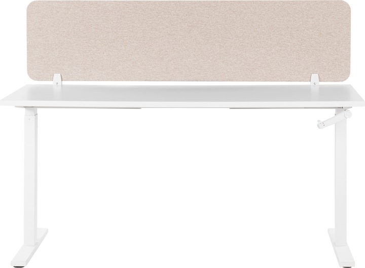 Immagine prodotto Beliani Divisorio per scrivania beige 160 x 40 cm WALLY