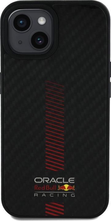 Produktbild Red Bull RBHMP15S24CFGSMK iPhone 15 6.1" hardcase black Carbon Fiber Power Bar MagSafe (Apple iPhone 15)