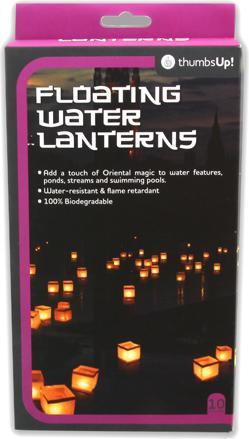Actual product image TOP Floating lanterns (11 x 11 x 11 cm, 10 x)