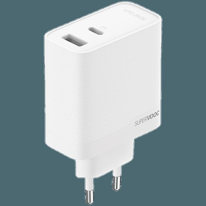 Produktbild OPPO SuperVOOC Oplader 80W met 2 Poorten (OSAAB7CF3AE) (80 W, 2 Ports)