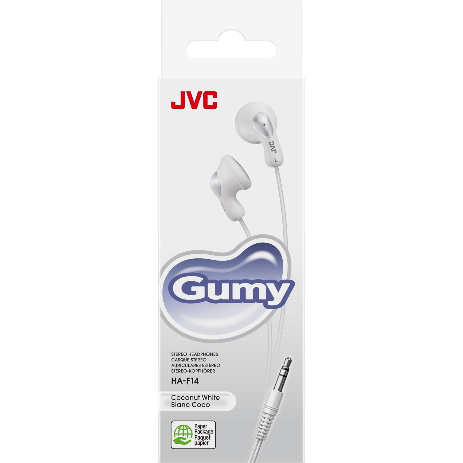 Thumbnail - JVC HA-F14, Wired, 16 - 20000 Hz, Music, 4.7 g, Headphones, White (Kabelgebunden), Kopfhörer, Weiss