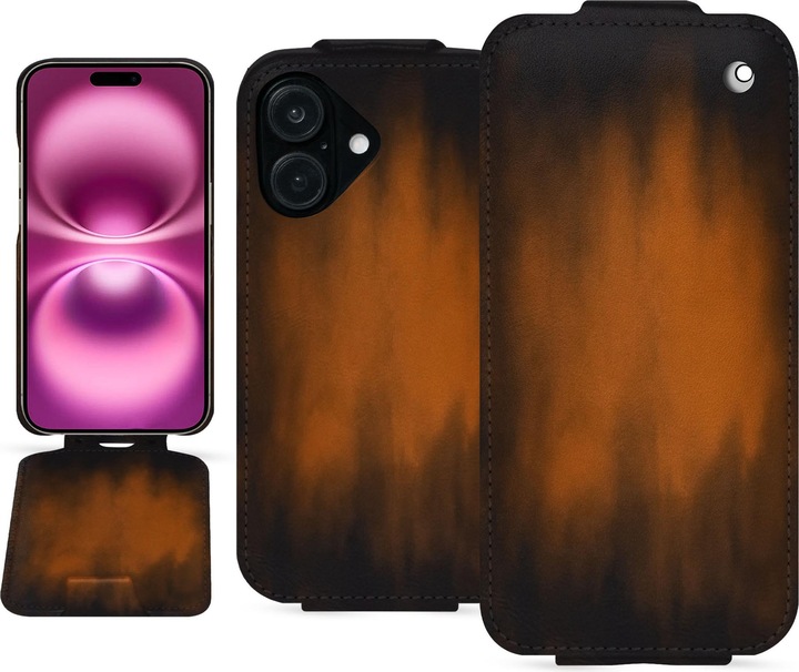 Actual product image Noreve Vertical leather shell (Apple iPhone 16 Plus)
