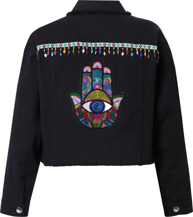 Produktbild Angel of Style Twilljacke, Straight Fit, Rücken-Applikation (52)