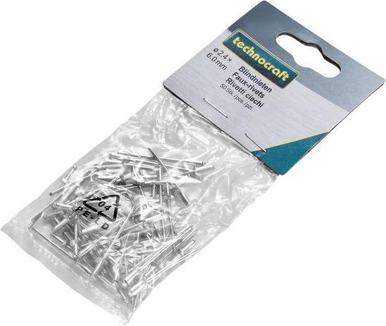technocraft Aluminium blind rivets 3.2x6 mm