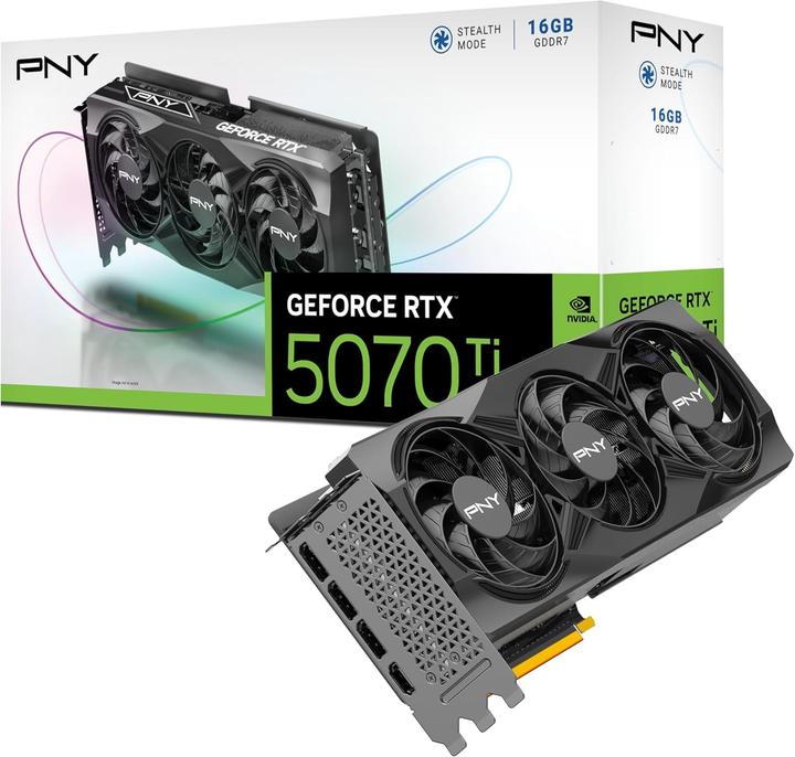 Image du produit PNY GeForce RTX 5070 Ti Triple Fan (16 Go)