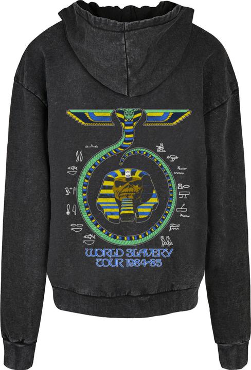 Produktbild Merchcode Powerslave - World Slavery Tour Acid Washed Oversize Hoody - 190089 (XL)