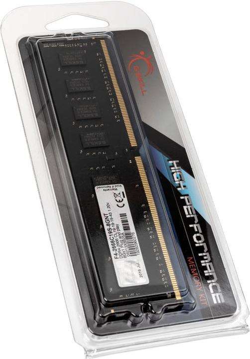 Productafbeelding G.Skill F4-2666C19S-8GNT (1 x 8GB, 2666 MHz, DDR4 RAM, DIMM 288 pin)