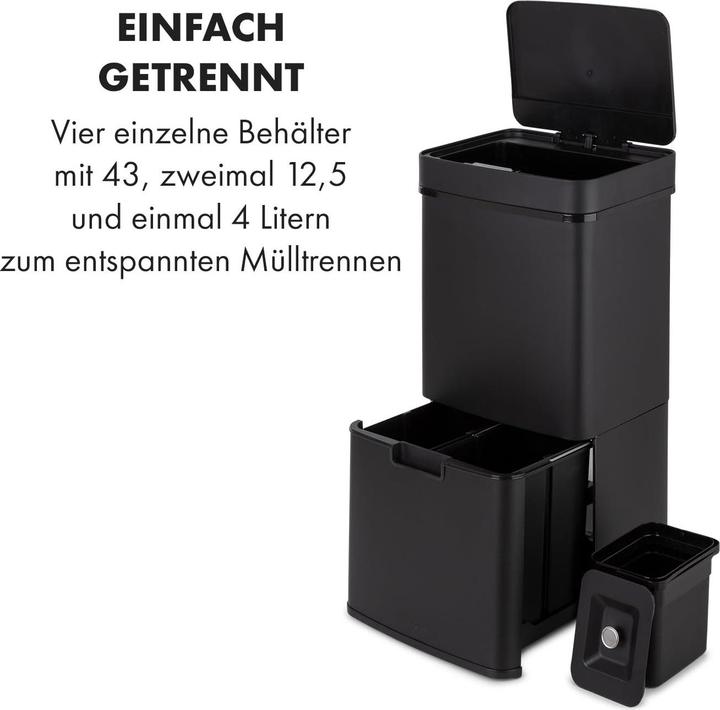 Image du produit Klarstein Royal Trash Sensor-Mülleimer (72 l)