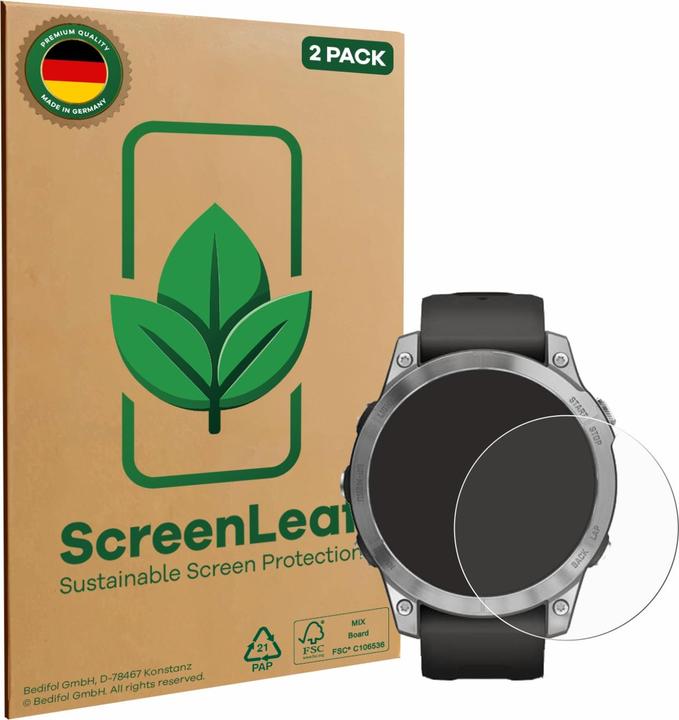 Actual product image ScreenLeaf Screen Protector sustainable Screen Protection, clear, anti-scratch