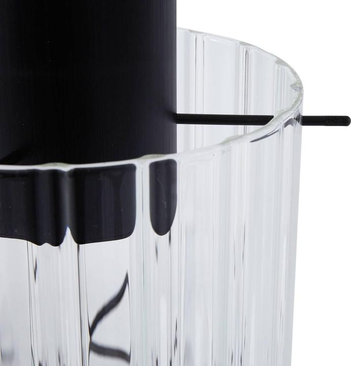 Actual product image Lucande Eirian pendant light Clear/Black (E27)
