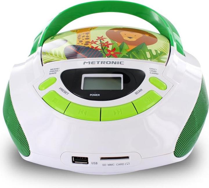 Actual product image Metronic Kids CD speler - Jungle - Groen
