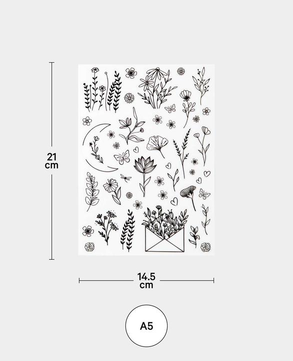 Produktbild I Am Creative Rub on Sticker A5 (1 Sticker)