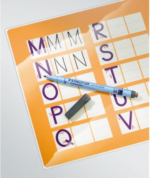 Image du produit Staedtler Lumocolor correctable Marqueur non permanent 305M,étui de 4 pièces, largeur de trait : M (1,0 mm) (4x)