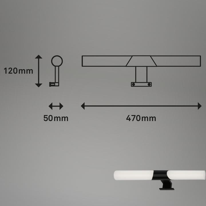 Image du produit Briloner LED Bad-Spiegelleuchte (1300 lm)