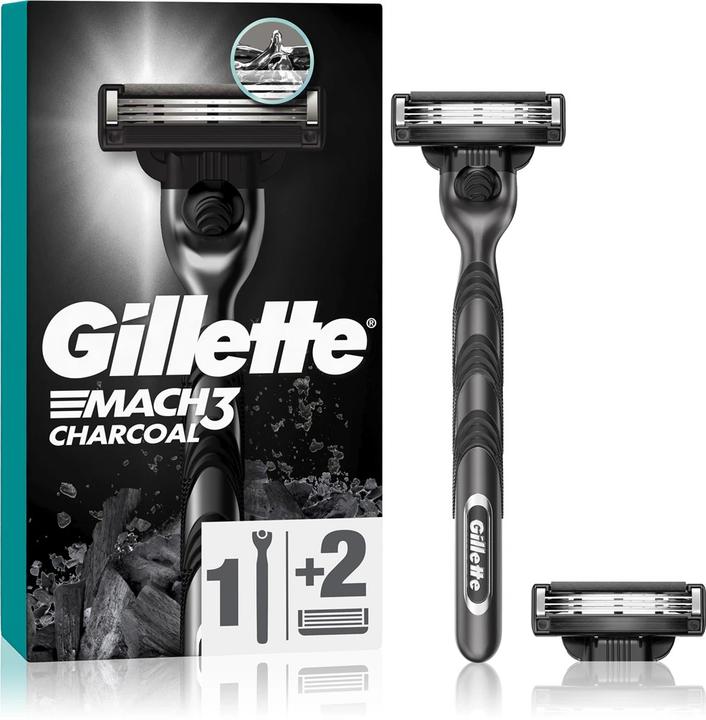 Immagine prodotto Gillette Rasoi Mach3 Carbone+2 Lame