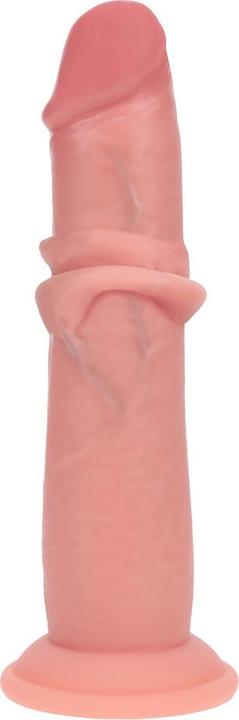 Produktbild RealRock Dual Density Silicone Realistic Sliding Skin Dildo - 7 / 18,5 cm - Flesh