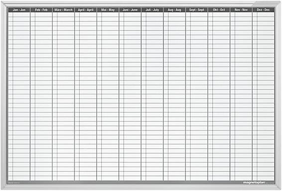 Magnetoplan annual planner (120 x 90 cm)