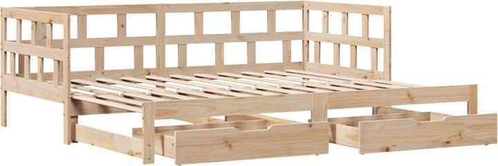 Actual product image vidaXL ausziehbares Tagesbett