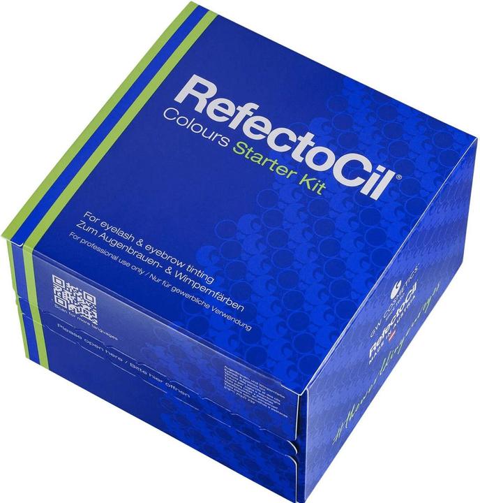 Actual product image Refectocil Starter Kit Colours (Blue-black, Chestnut, Deep black, Graphite, Natural brown, Tan)