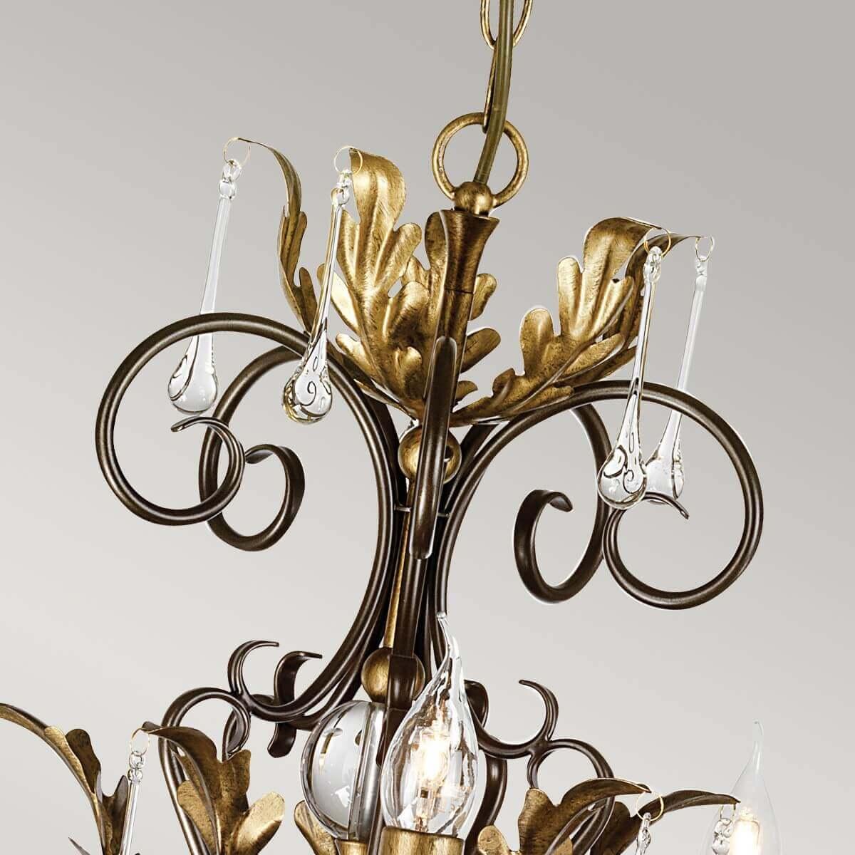 Thumbnail - Elstead Lighting, Kronleuchter, Amarilli Kronleuchter E14 15-fach Bronze, Made in UK (125 cm)