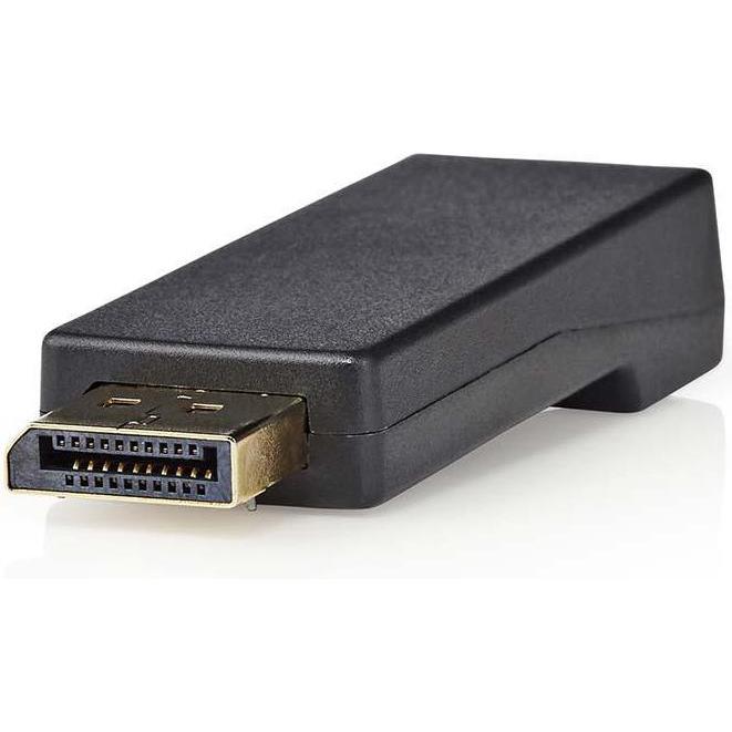 Nedis DisplayPort zu HDMI (HDMI), Data + Video Adapter, Schwarz