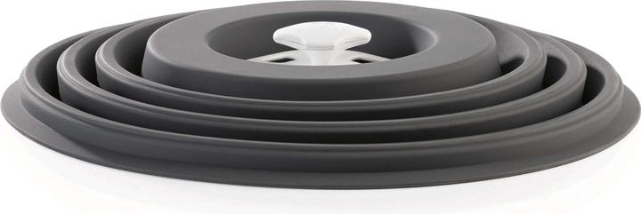 Produktbild KitchBo Mikrowellenhaube Faltbar 7 cm, Grau