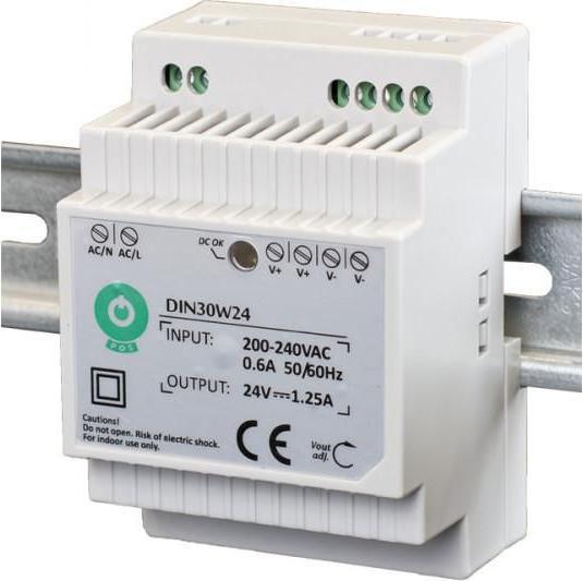 NoName DIN-RAIL 24V/1.25A, 30W POWER (30 W)