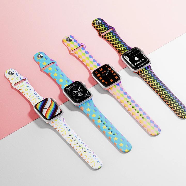 Actual product image LaserPecker Silicone wristbands Apple Watch (4 colours) (Silicone)