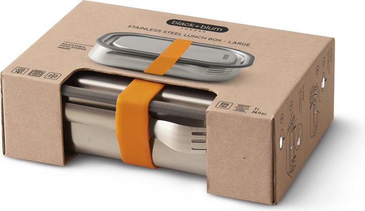 Actual product image Black + Blum Stainless Steel Lunch Box