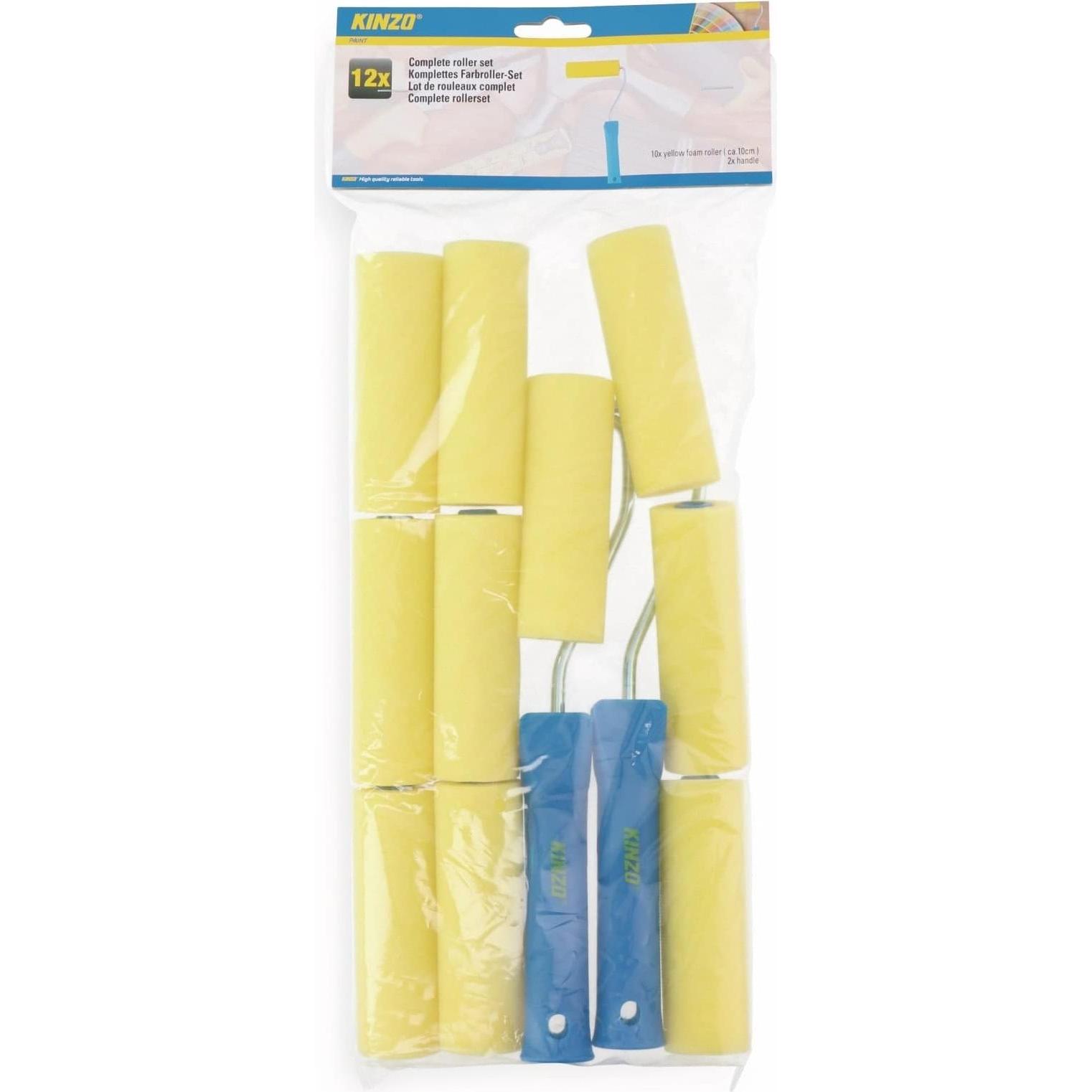 Kinzo, Farbroller, Paint roller set PE 12pcs (10 cm)