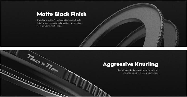 Productafbeelding PolarPro Tussenring 82mm filter naar 77mm schroefdraad QuartzLine (82 mm, Polarisatiefilter)