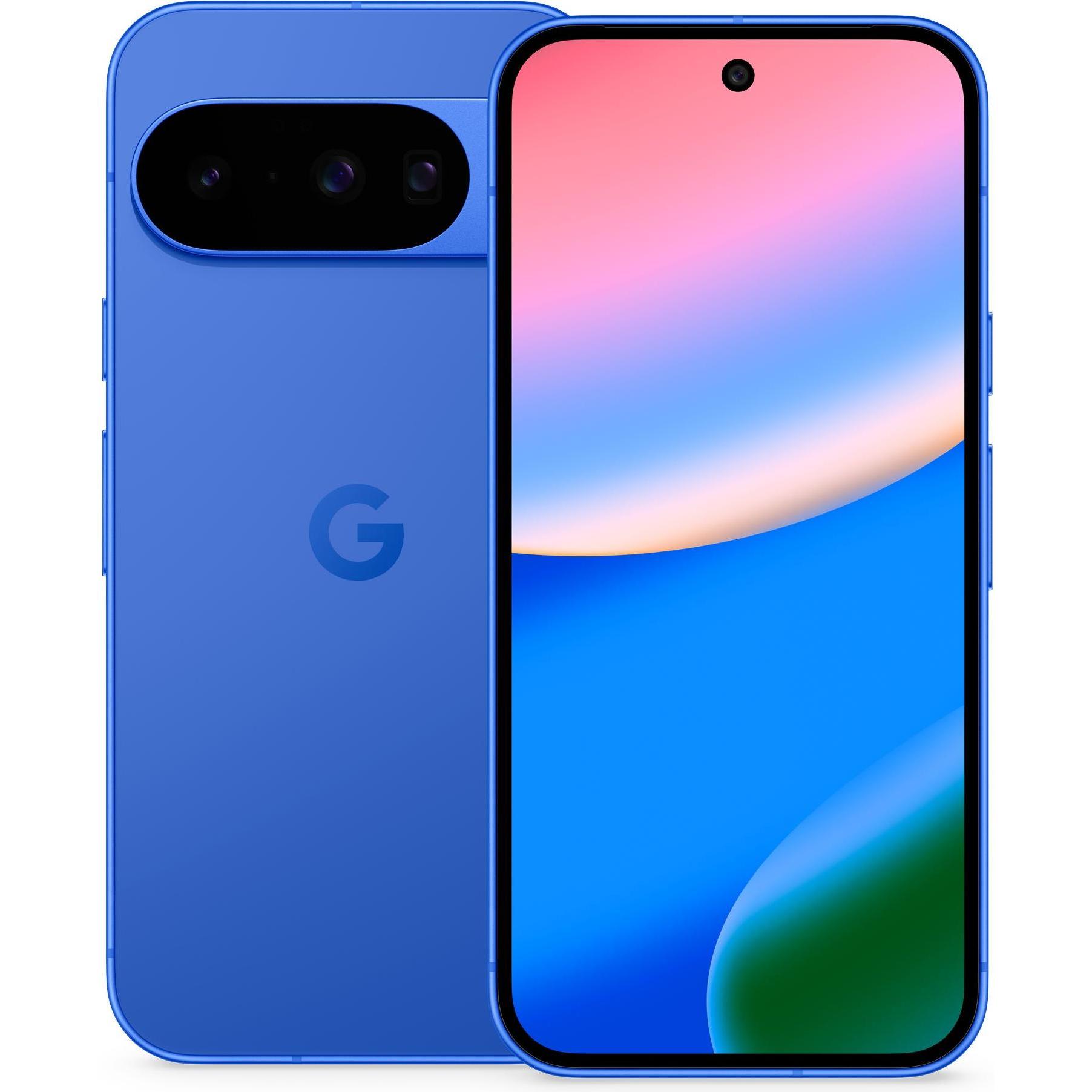 Google Pixel 10 (256 GB, Indigo, 6.30", Dual SIM, 5G), Smartphone, Blau