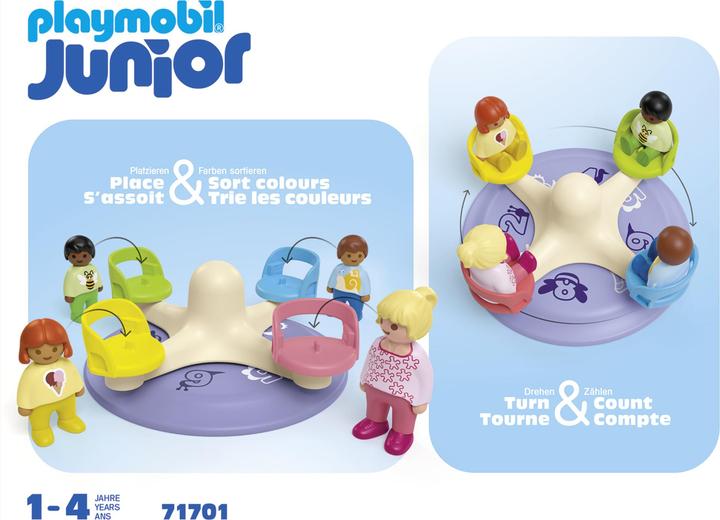 Actual product image Playmobil 71701 Playm. 1.2.3: Number carousel (71701)