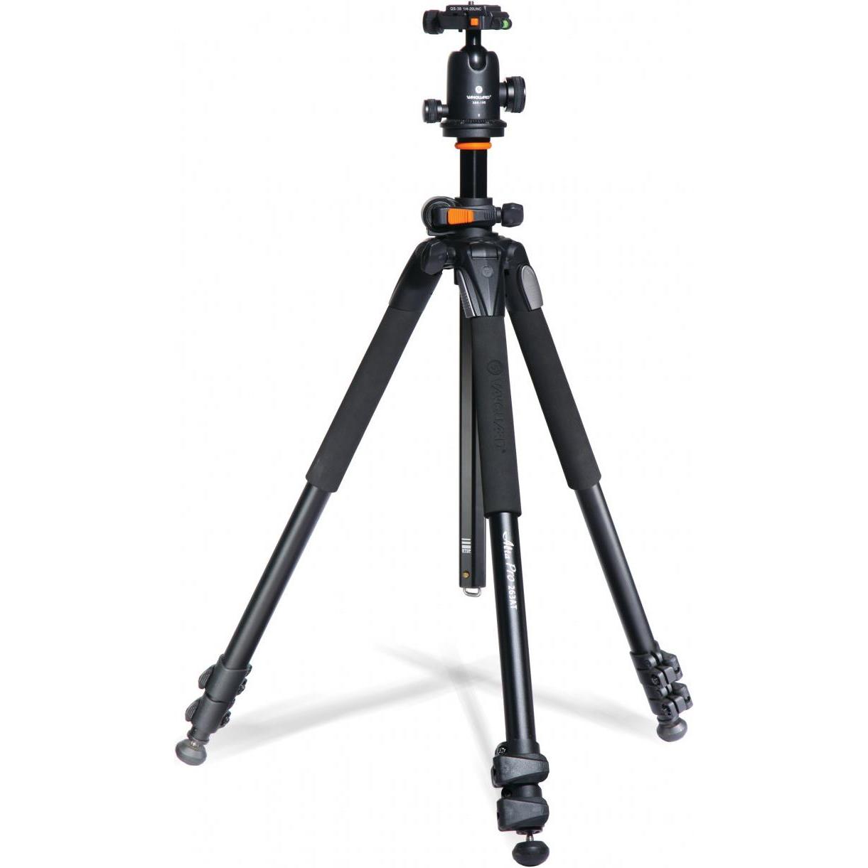 Vanguard Alta Pro 263AB 100 (Metallo), Treppiede, Nero