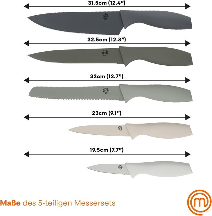 Produktbild Masterchef 5-teiliges Messerset
