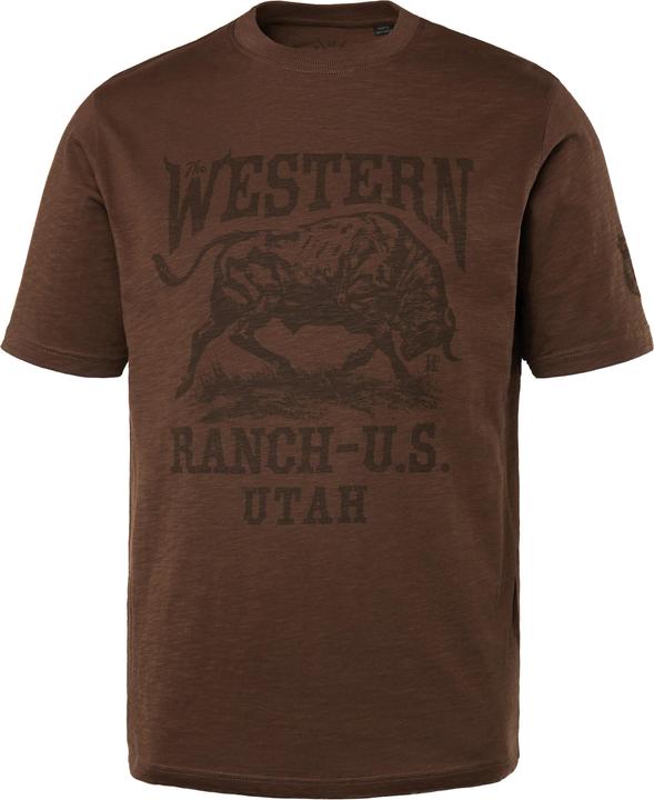 Actual product image JP1880 JP 1880 T-Shirt, Halbarm, Vintage-Look, Brustprint (7XL)