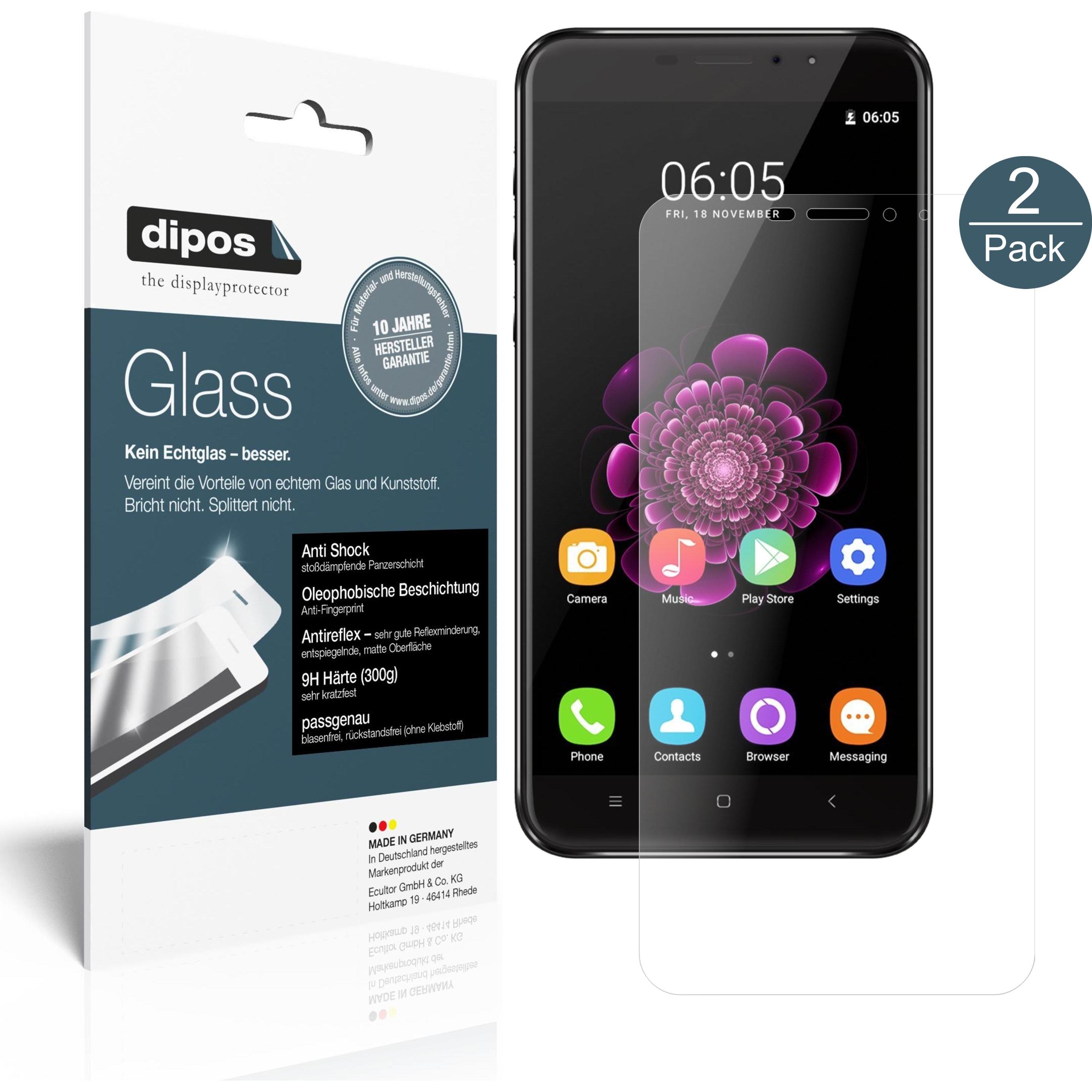 Dipos Displayschutz Anti-Shock (1 Stück, Oukitel U20 Plus), Smartphone Schutzfolie, Transparent